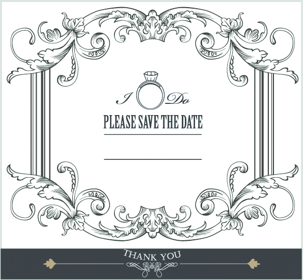 free vector Europeanstyle lace border 05 vector